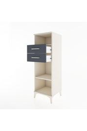 Hyperion Dolap 2 Raflı 2 Çekmeceli 44x44x134 - S49M046V2B