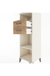 Hyperion Dolap 2 Raflı 2 Çekmeceli 44x44x134 - S49M046V3B