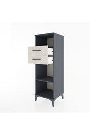 Hyperion Dolap 2 Raflı 2 Çekmeceli 44x44x134 - S49M046V4B