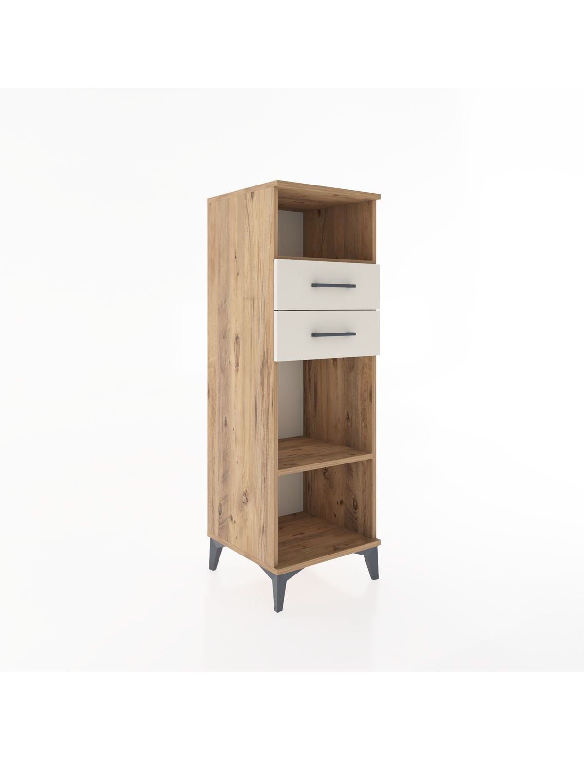 Hyperion Dolap 2 Raflı 2 Çekmeceli 44x44x134 - S49M046V7B