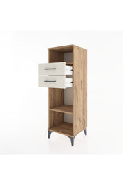 Hyperion Dolap 2 Raflı 2 Çekmeceli 44x44x134 - S49M046V7B