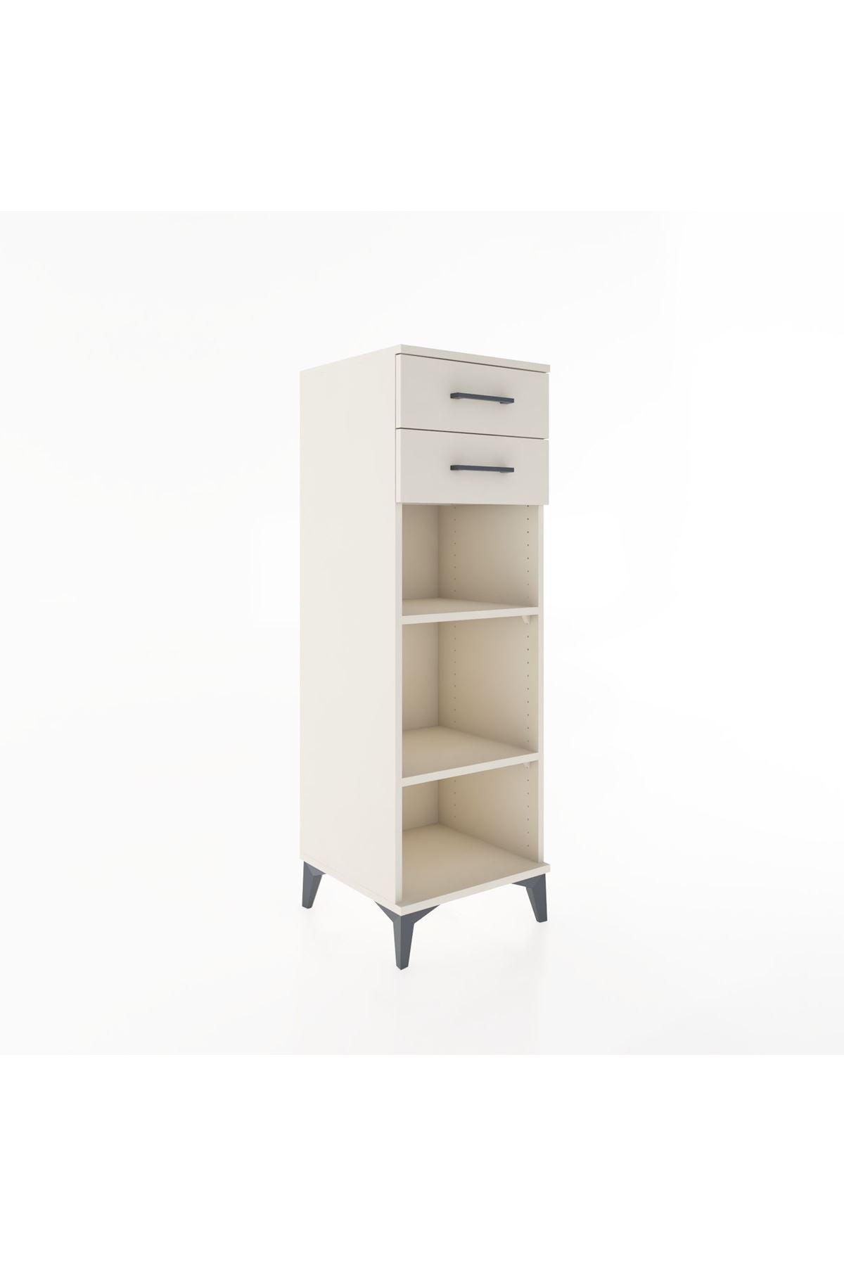 Hyperion Dolap 2 Raflı 2 Çekmeceli 44x44x134 - S49M047V1B