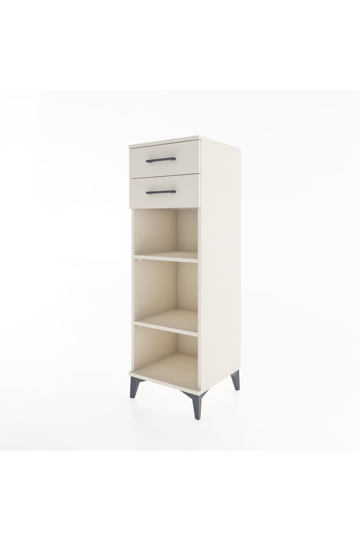 Hyperion Dolap 2 Raflı 2 Çekmeceli 44x44x134 - S49M047V1B