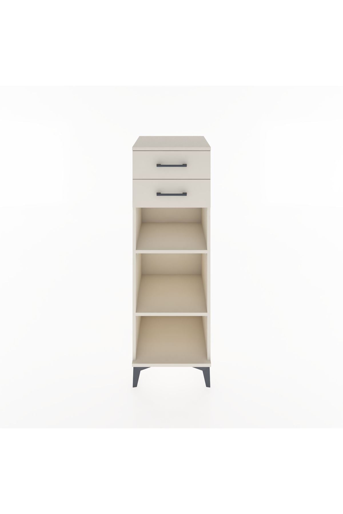 Hyperion Dolap 2 Raflı 2 Çekmeceli 44x44x134 - S49M047V1B