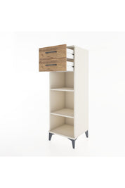 Hyperion Dolap 2 Raflı 2 Çekmeceli 44x44x134 - S49M047V3B