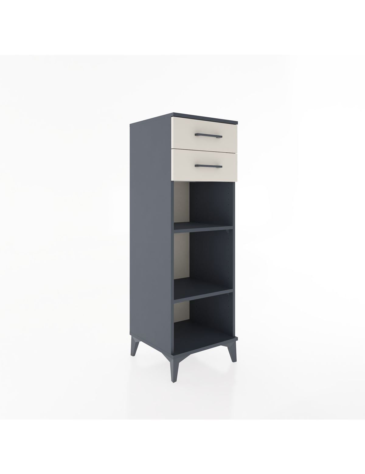 Hyperion Dolap 2 Raflı 2 Çekmeceli 44x44x134 - S49M047V4B
