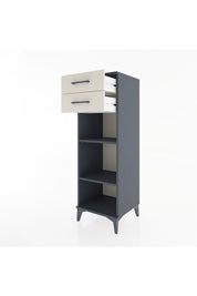 Hyperion Dolap 2 Raflı 2 Çekmeceli 44x44x134 - S49M047V4B
