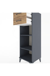 Hyperion Dolap 2 Raflı 2 Çekmeceli 44x44x134 - S49M047V6B