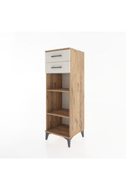 Hyperion Dolap 2 Raflı 2 Çekmeceli 44x44x134 - S49M047V7B