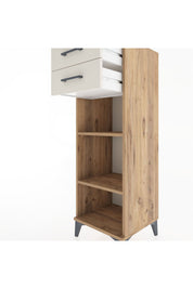 Hyperion Dolap 2 Raflı 2 Çekmeceli 44x44x134 - S49M047V7B