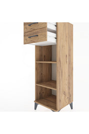 Hyperion Dolap 2 Raflı 2 Çekmeceli 44x44x134 - S49M047V9B