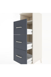 Hyperion Dolap Tek Raflı 3 Çekmeceli 44x44x134 - S49M048V2B