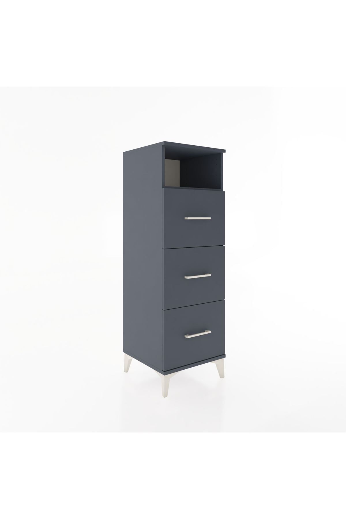 Hyperion Dolap Tek Raflı 3 Çekmeceli 44x44x134 - S49M048V5B