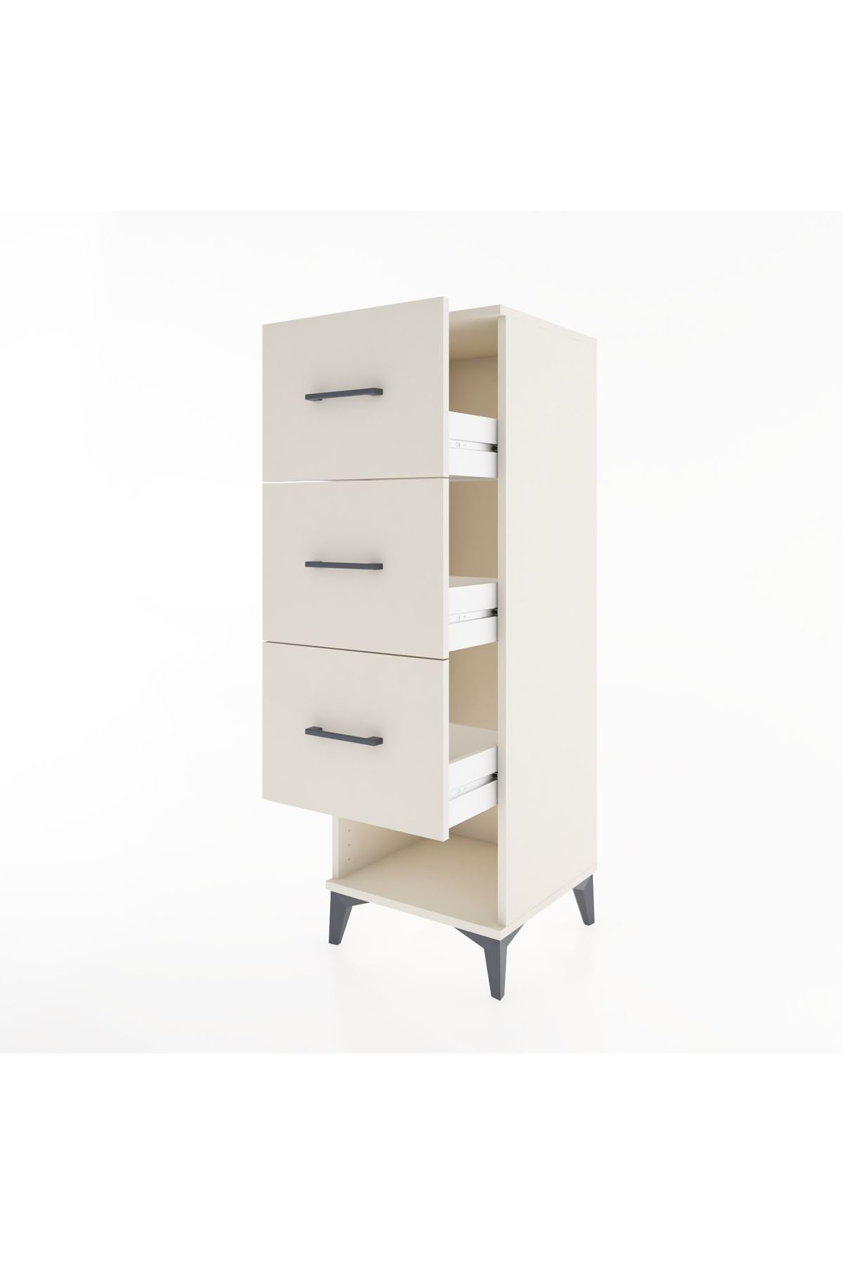 Hyperion Dolap 3 Çekmeceli 44x44x134 - S49M049V1B