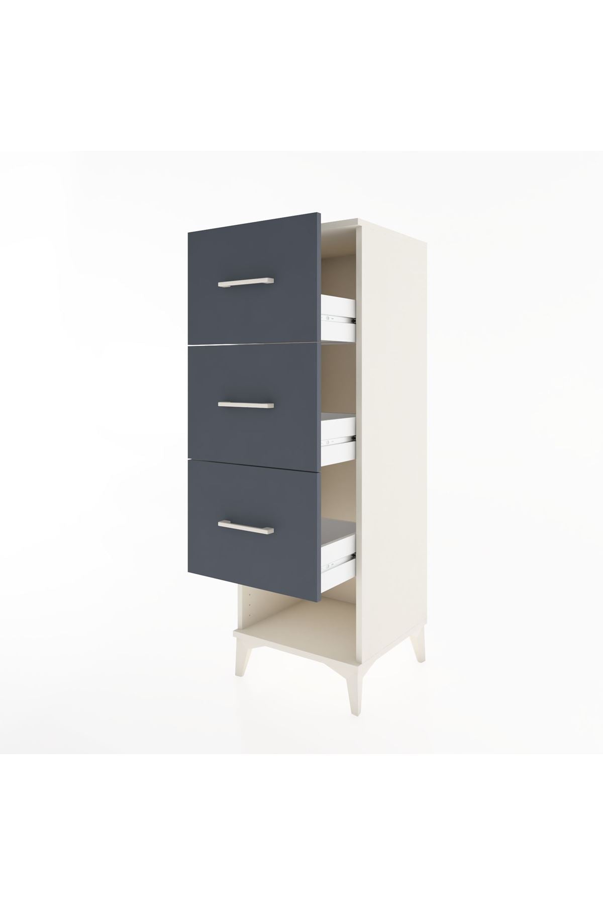 Hyperion Dolap 3 Çekmeceli 44x44x134 - S49M049V2B