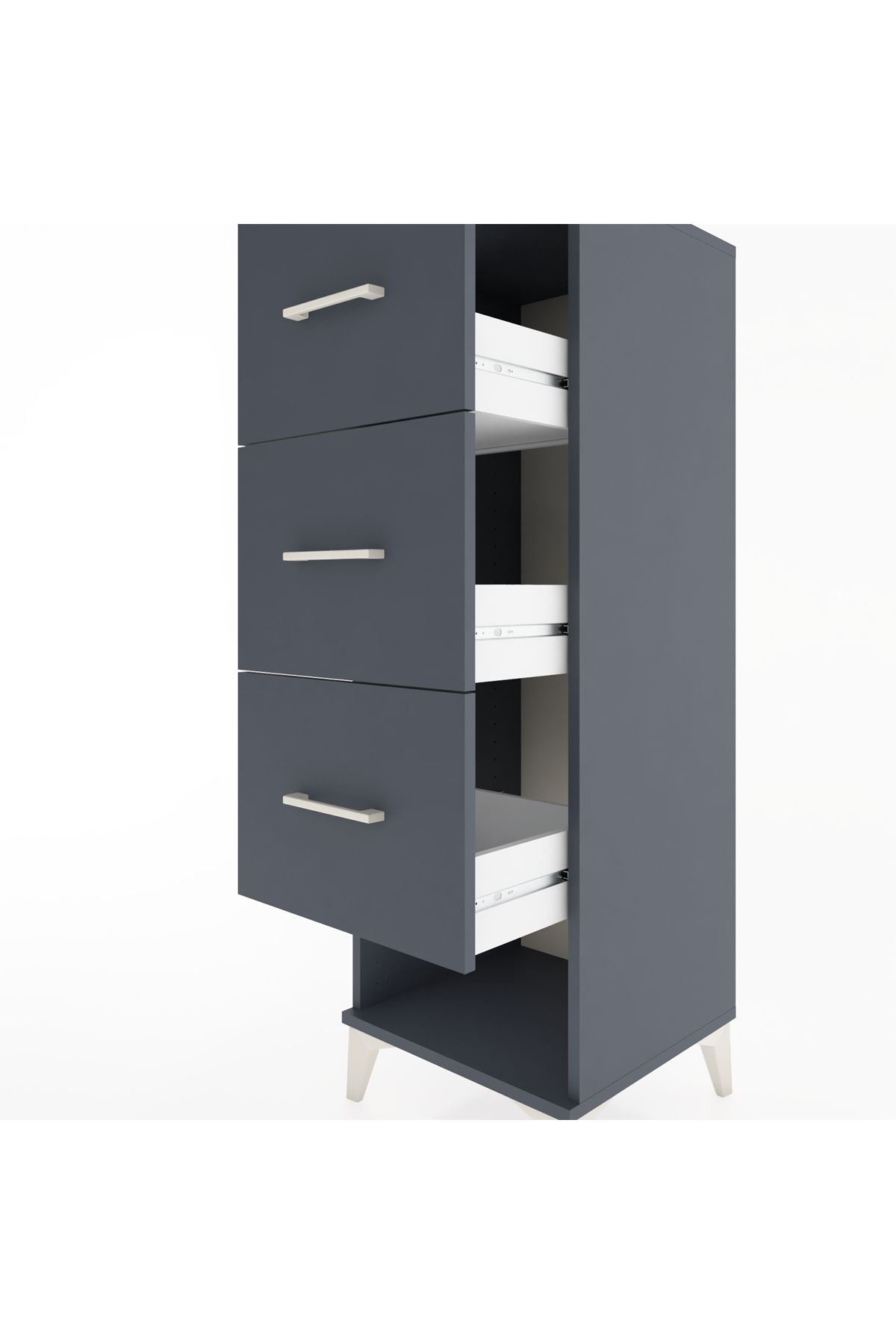 Hyperion Dolap 3 Çekmeceli 44x44x134 - S49M049V5B