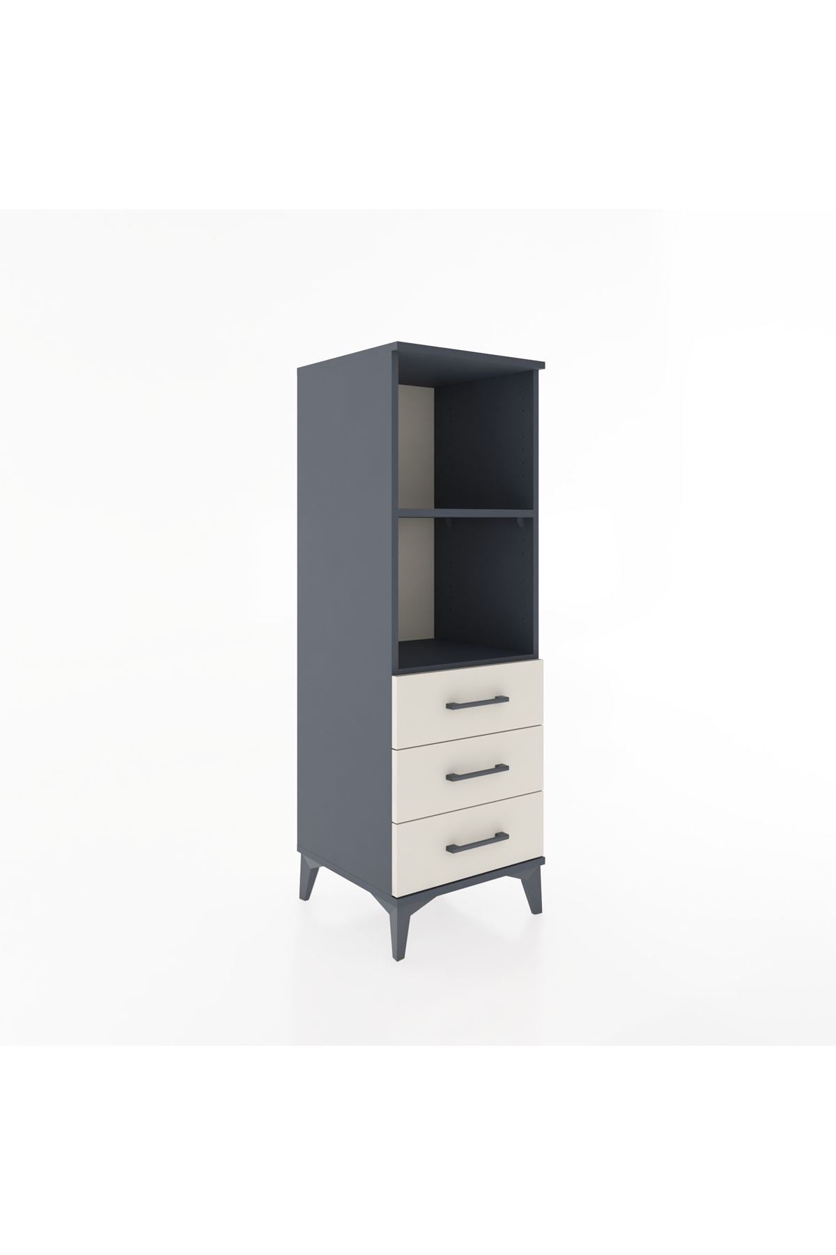 Hyperion Dolap 2 Raflı 3 Çekmeceli 44x44x134 - S49M050V4B