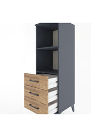 Hyperion Dolap 2 Raflı 3 Çekmeceli 44x44x134 - S49M050V6B