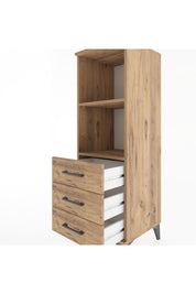 Hyperion Dolap 2 Raflı 3 Çekmeceli 44x44x134 - S49M050V9B