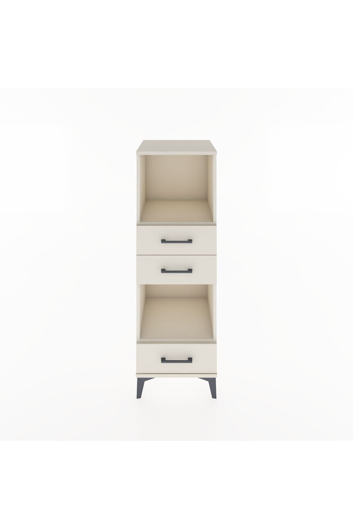 Hyperion Dolap 2 Raflı 3 Çekmeceli 44x44x134 - S49M051V1B