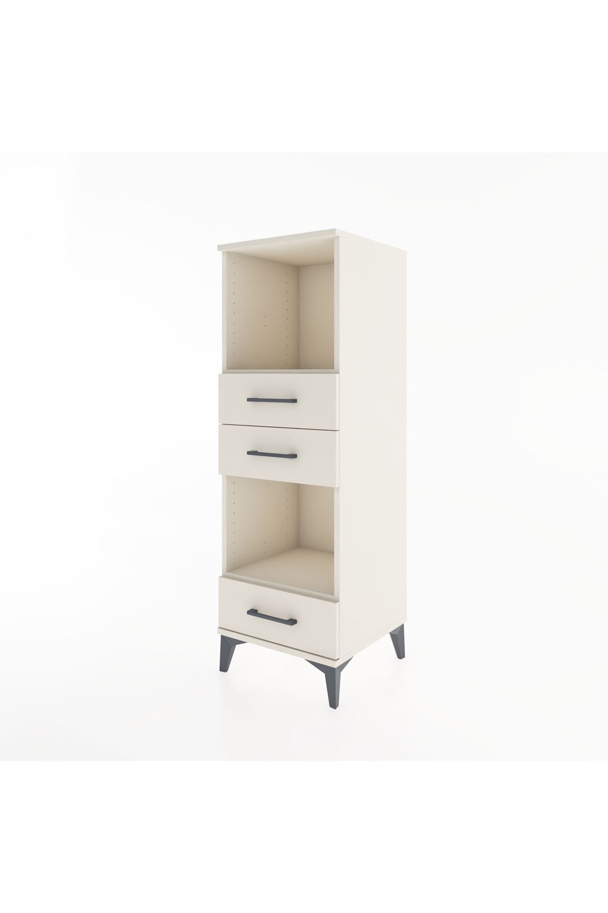 Hyperion Dolap 2 Raflı 3 Çekmeceli 44x44x134 - S49M051V1B