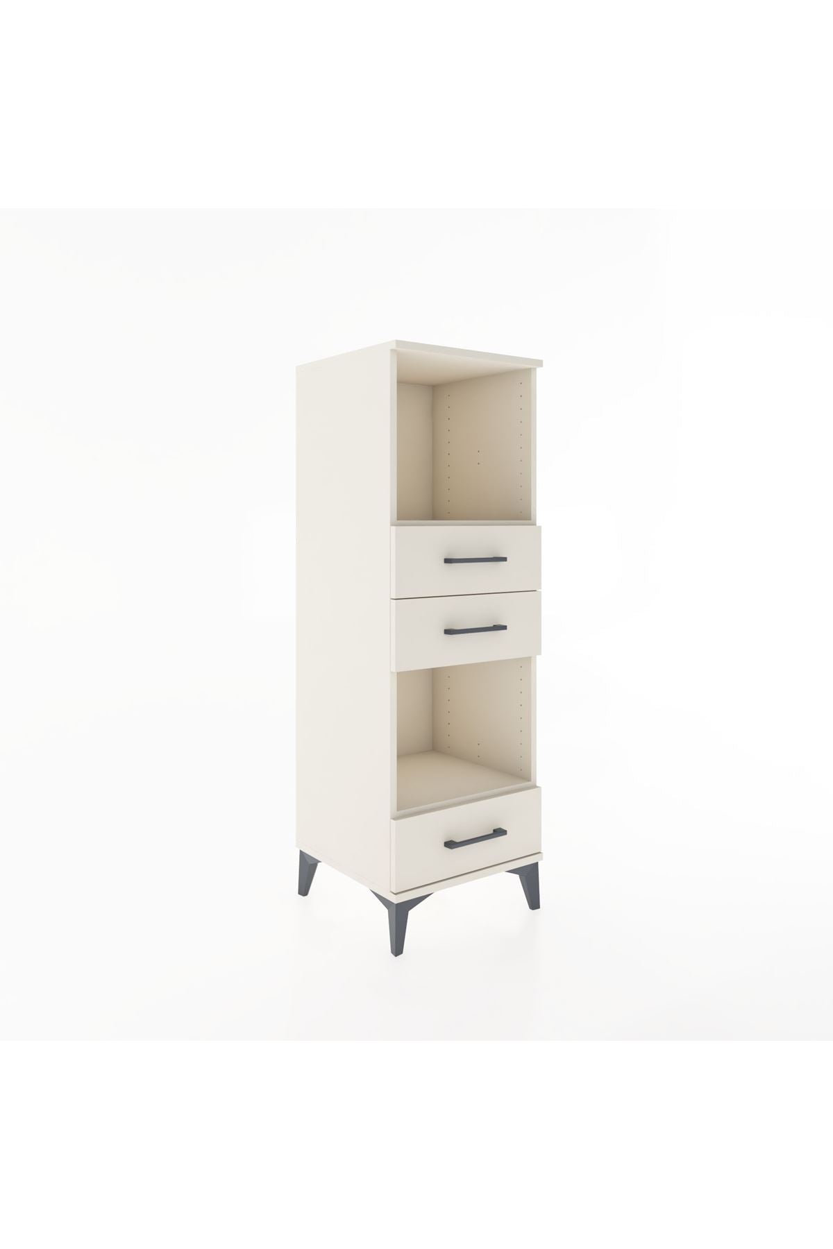 Hyperion Dolap 2 Raflı 3 Çekmeceli 44x44x134 - S49M051V1B