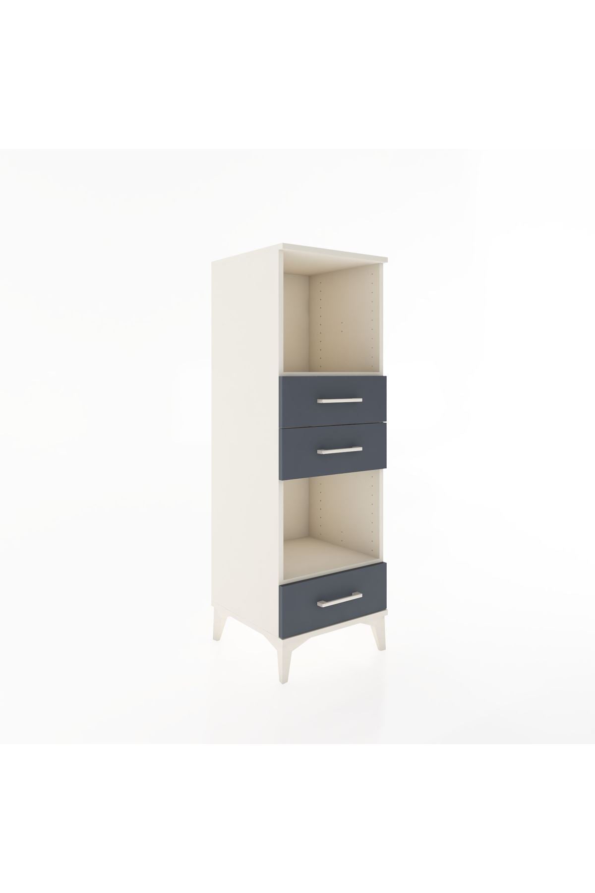 Hyperion Dolap 2 Raflı 3 Çekmeceli 44x44x134 - S49M051V2B