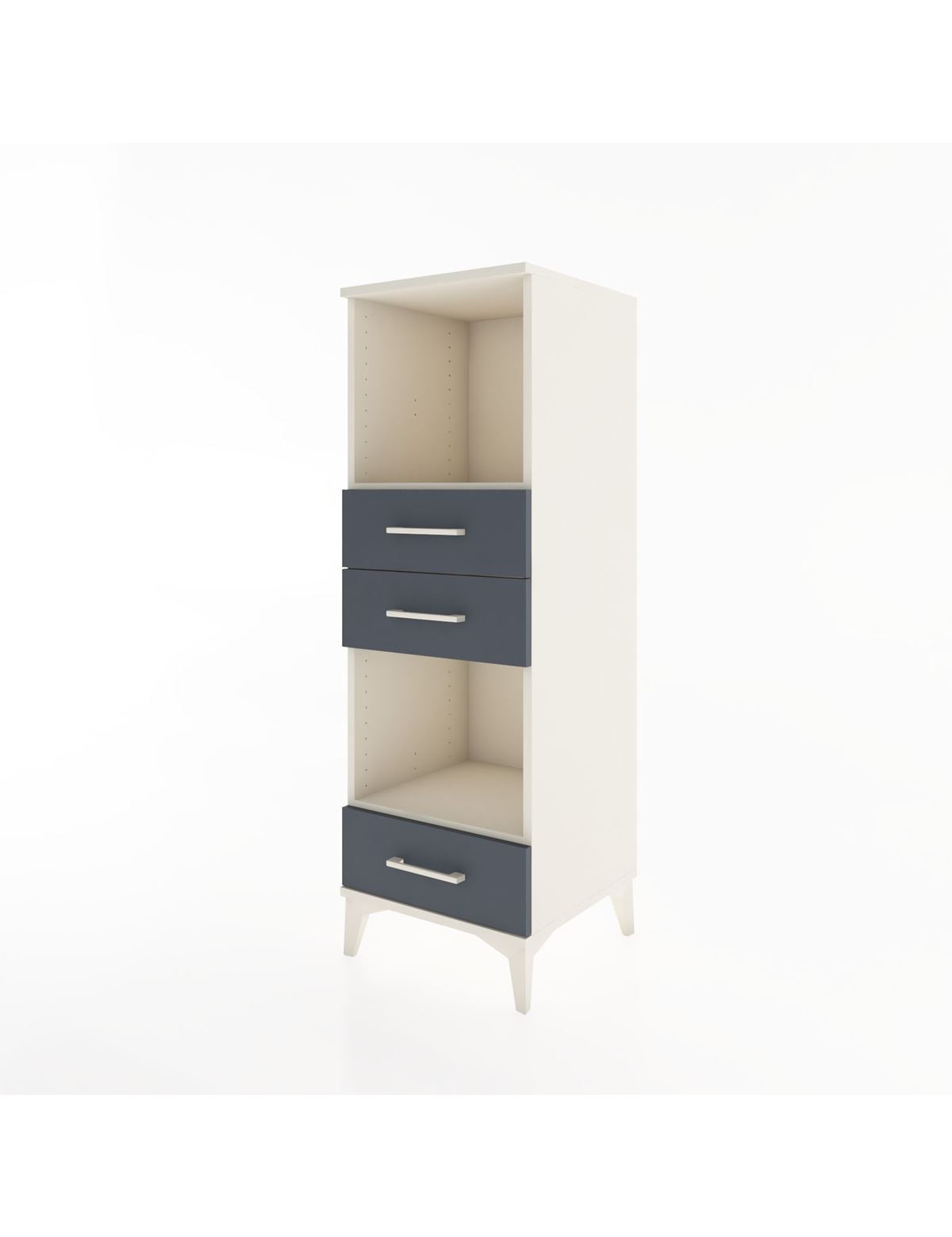 Hyperion Dolap 2 Raflı 3 Çekmeceli 44x44x134 - S49M051V2B