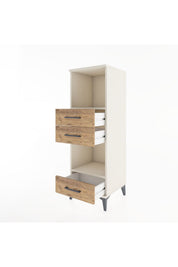 Hyperion Dolap 2 Raflı 3 Çekmeceli 44x44x134 - S49M051V3B