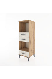 Hyperion Dolap 2 Raflı 3 Çekmeceli 44x44x134 - S49M051V7B