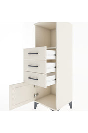 Hyperion Dolap Tek Raflı 3 Çekmeceli Tek Kapaklı 44x44x134 - S49M053V1B