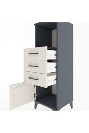 Hyperion Dolap Tek Raflı 3 Çekmeceli Tek Kapaklı 44x44x134 - S49M053V4B