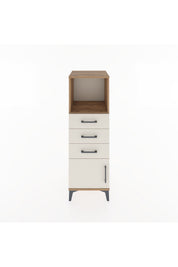 Hyperion Dolap Tek Raflı 3 Çekmeceli Tek Kapaklı 44x44x134 - S49M053V7B