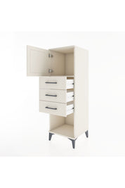 Hyperion Dolap Tek Raflı 3 Çekmeceli Tek Kapaklı 44x44x134 - S49M054V1B