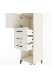 Hyperion Dolap Tek Raflı 3 Çekmeceli Tek Kapaklı 44x44x134 - S49M054V1B