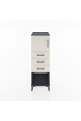 Hyperion Dolap Tek Raflı 3 Çekmeceli Tek Kapaklı 44x44x134