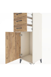 Hyperion Dolap 3 Çekmeceli Tek Kapaklı 44x44x134 - S49M055V3B