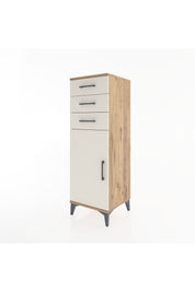 Hyperion Dolap 3 Çekmeceli Tek Kapaklı 44x44x134 - S49M055V7B