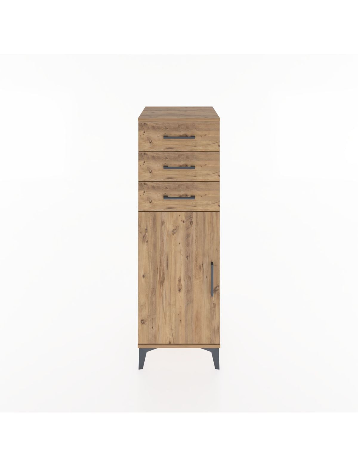 Hyperion Dolap 3 Çekmeceli Tek Kapaklı 44x44x134 - S49M055V9B