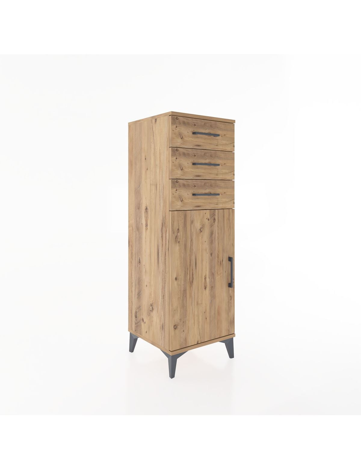 Hyperion Dolap 3 Çekmeceli Tek Kapaklı 44x44x134 - S49M055V9B