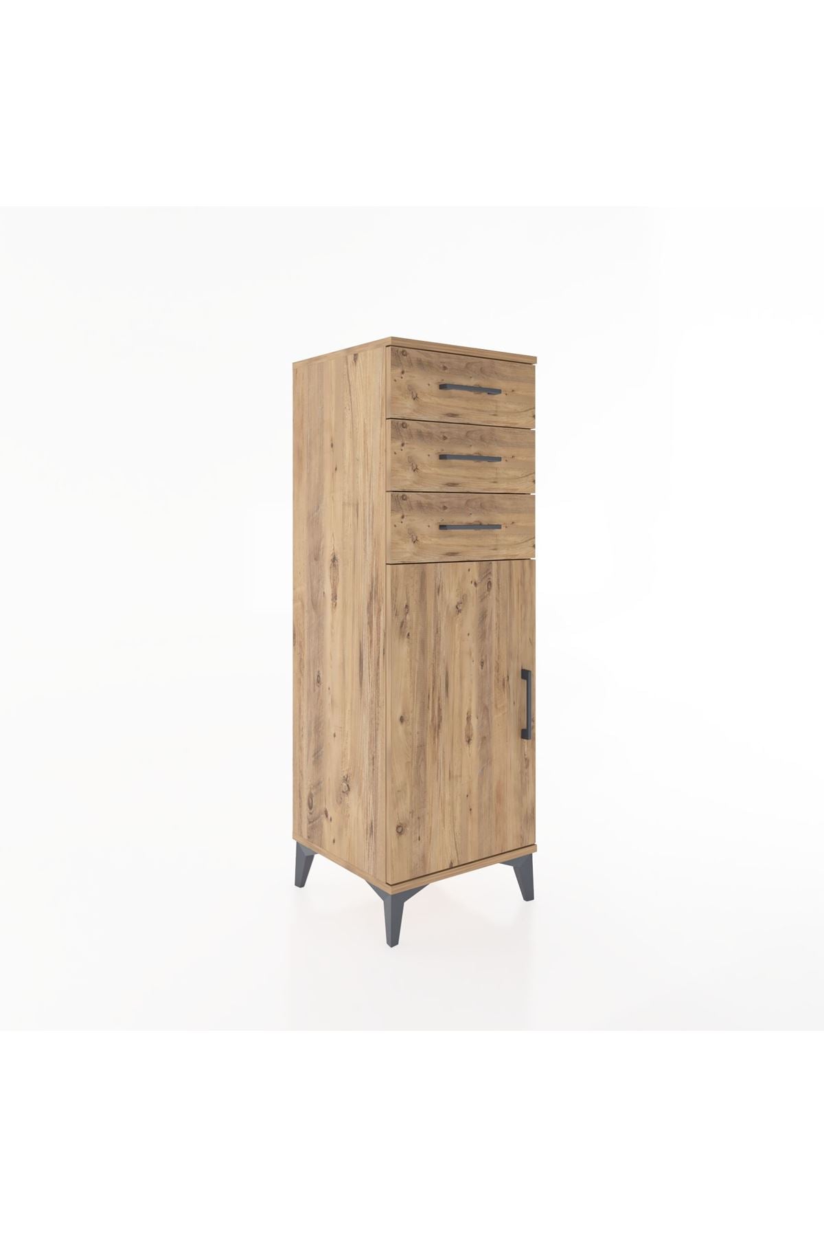Hyperion Dolap 3 Çekmeceli Tek Kapaklı 44x44x134 - S49M055V9B