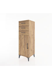 Hyperion Dolap 3 Çekmeceli Tek Kapaklı 44x44x134 - S49M055V9B