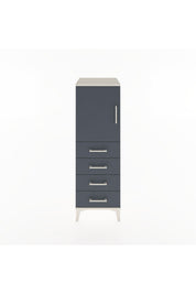 Hyperion Dolap 2 Raflı 4 Çekmeceli Tek Kapaklı 44x44x134 - S49M056V2B