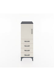 Hyperion Dolap 2 Raflı 4 Çekmeceli Tek Kapaklı 44x44x134 - S49M056V4B