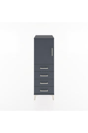 Hyperion Dolap 2 Raflı 4 Çekmeceli Tek Kapaklı 44x44x134 - S49M056V5B