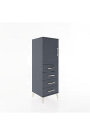 Hyperion Dolap 2 Raflı 4 Çekmeceli Tek Kapaklı 44x44x134 - S49M056V5B