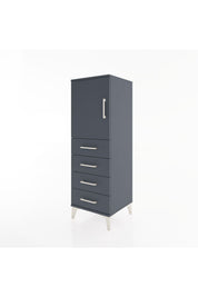 Hyperion Dolap 2 Raflı 4 Çekmeceli Tek Kapaklı 44x44x134 - S49M056V5B