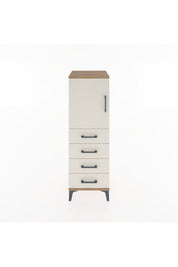 Hyperion Dolap 2 Raflı 4 Çekmeceli Tek Kapaklı 44x44x134 - S49M056V7B