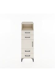 Hyperion Dolap 2 Raflı 4 Çekmeceli Tek Kapaklı 44x44x134 - S49M057V1B