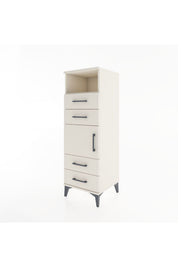 Hyperion Dolap 2 Raflı 4 Çekmeceli Tek Kapaklı 44x44x134 - S49M057V1B